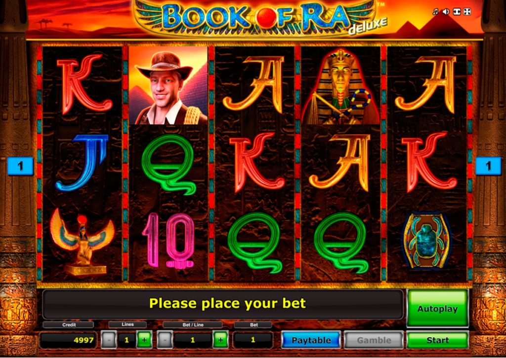 Have pleasure and earn money by playing book of Ra online!!!