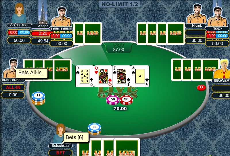 poker games free online
